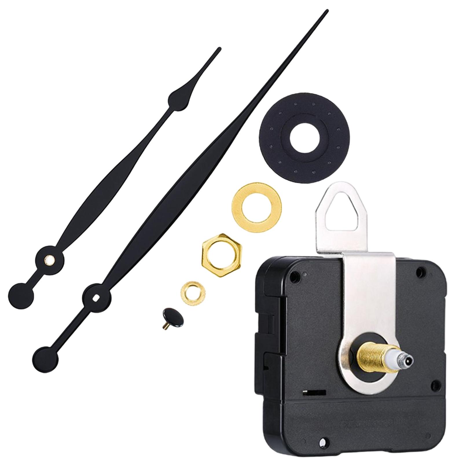 Wall Clock Movement Mechanism Motor Hands Kit Replacement Parts 20mm Shaft
