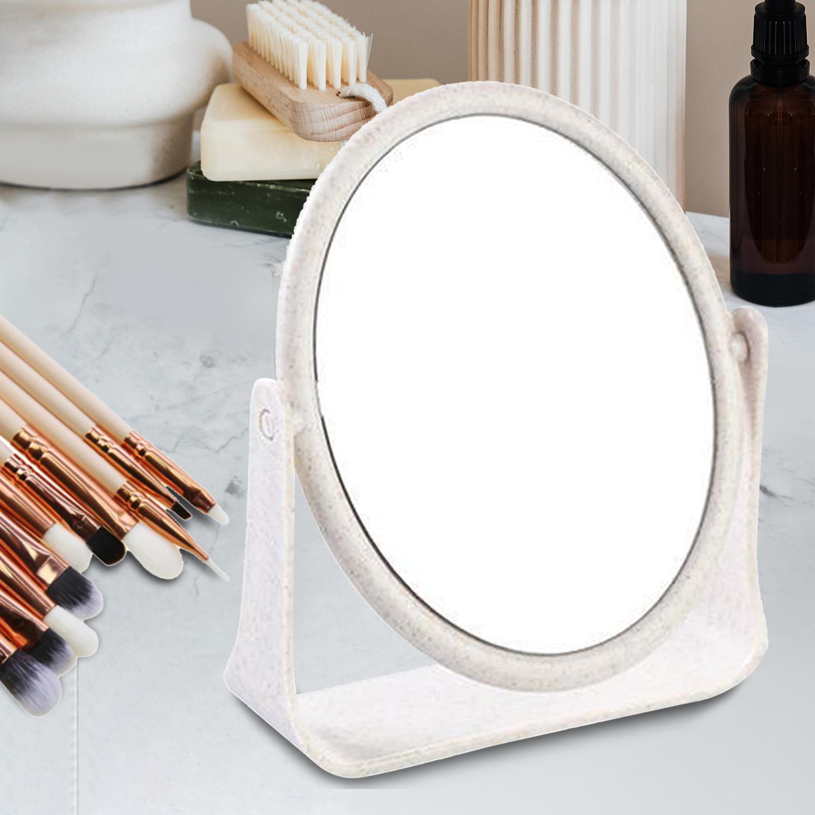 Cosmetic Mirror HD Table Makeup Mirror for Vanity Shaving Dressing Skin Care Oval