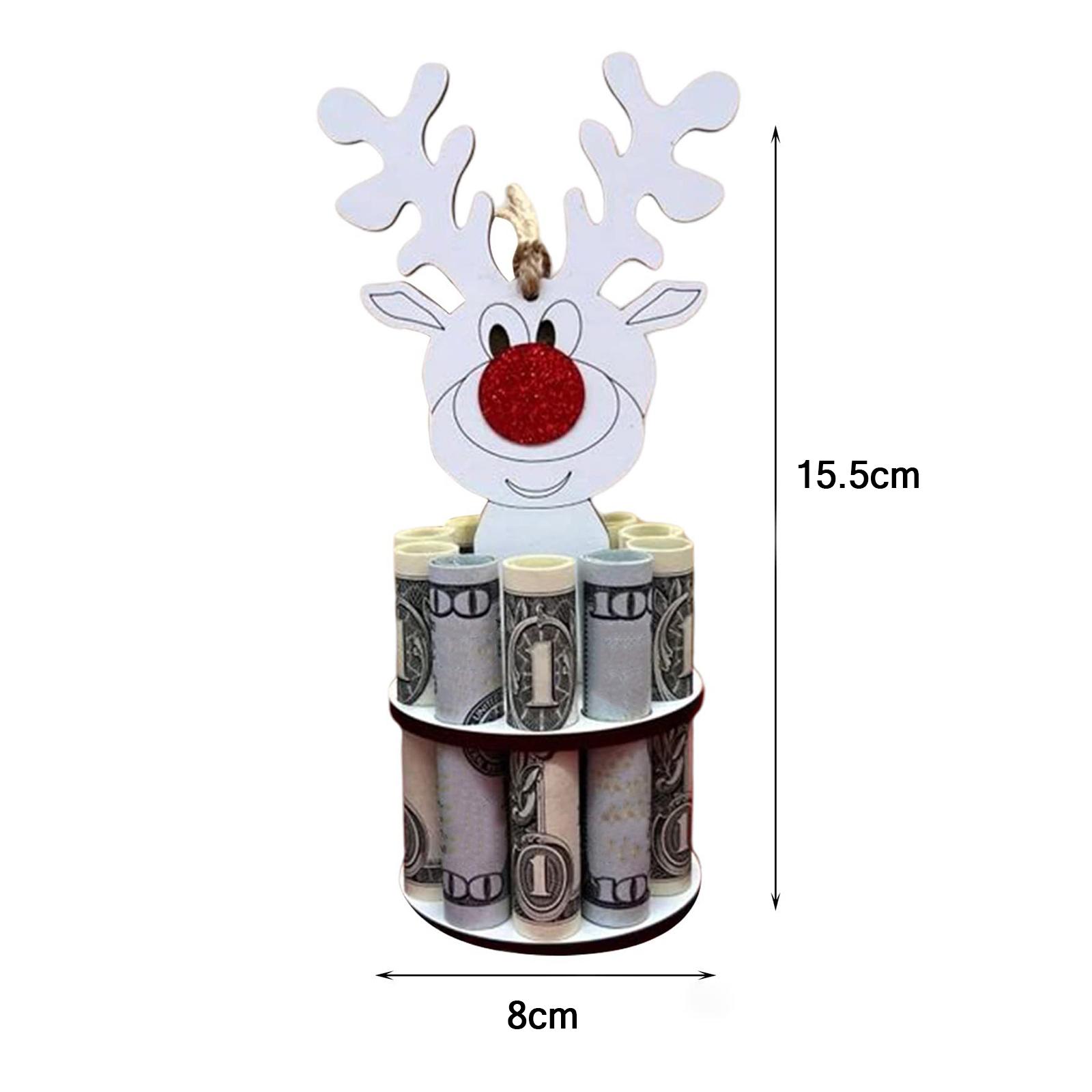 Gift Cards Rack Wallet Christmas Tree Greeting Cards Christmas Money Holder Elk