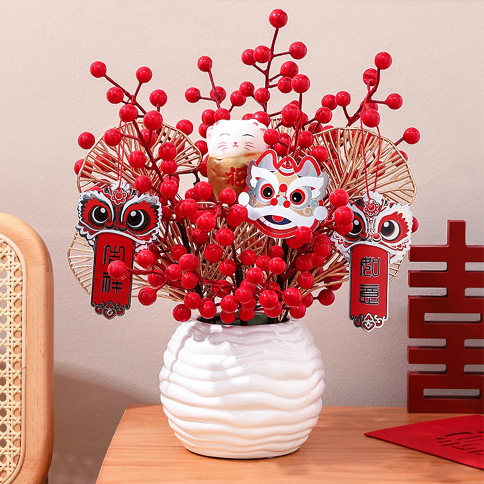 Artificial Floral Pot Floral Arrangements for Table Ornament Gift Home