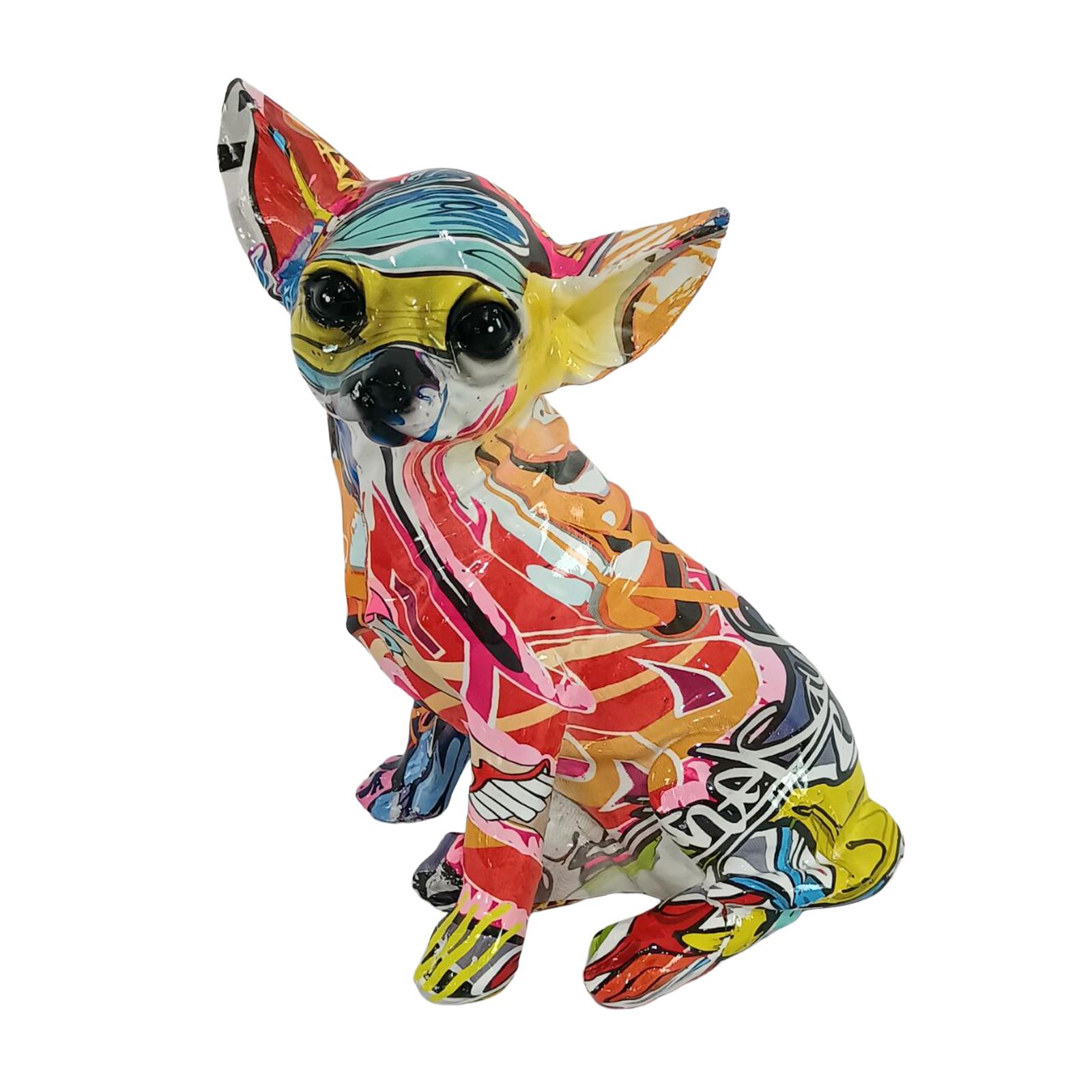 Graffiti Chihuahua Statue