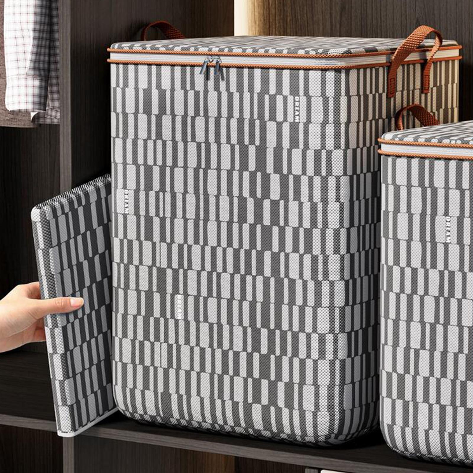 Clothes Storage Bags Bins Organizer Container Closet Handbag Travel Vacation 180L 50x50x70cm