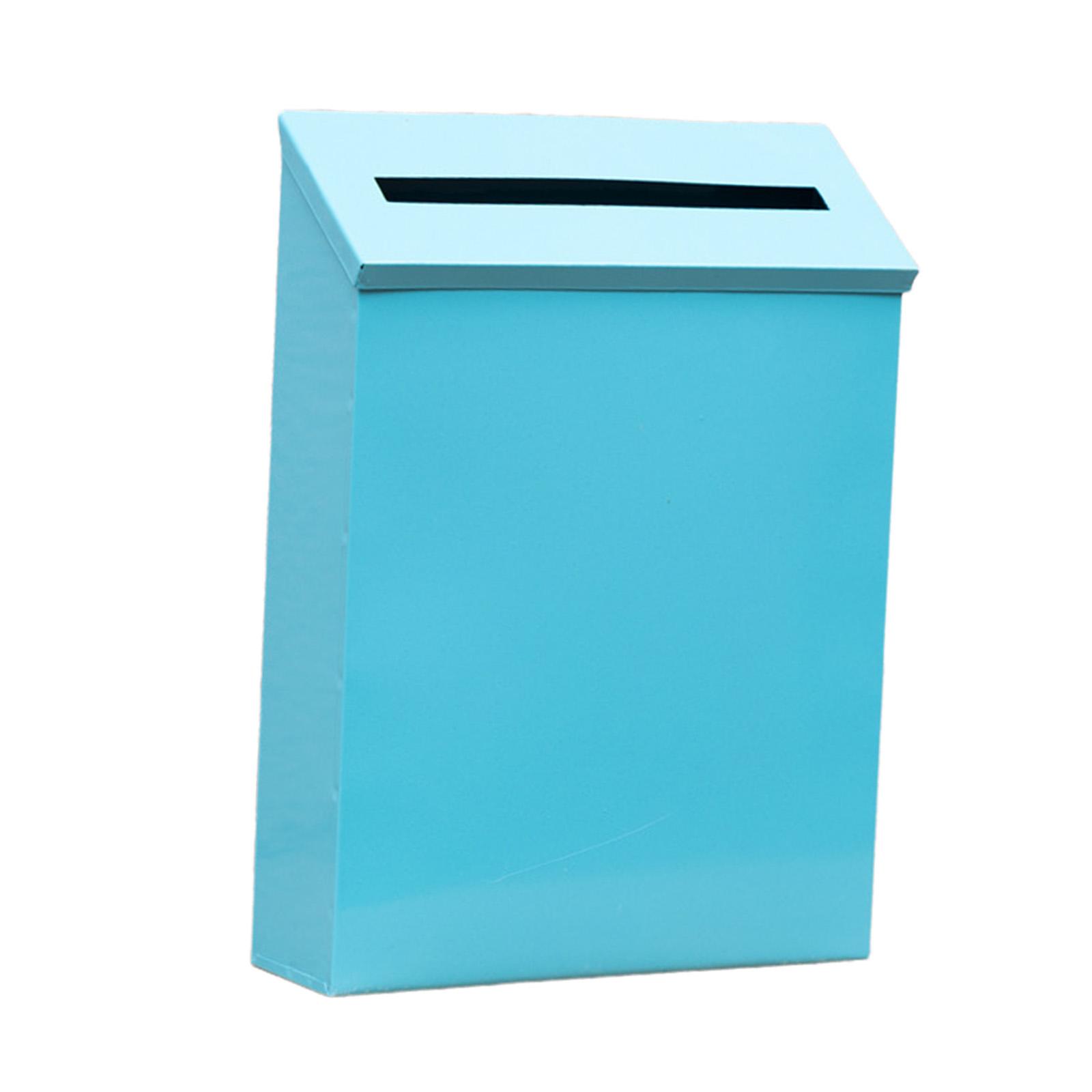 Wall Mounted Mailbox Blue
