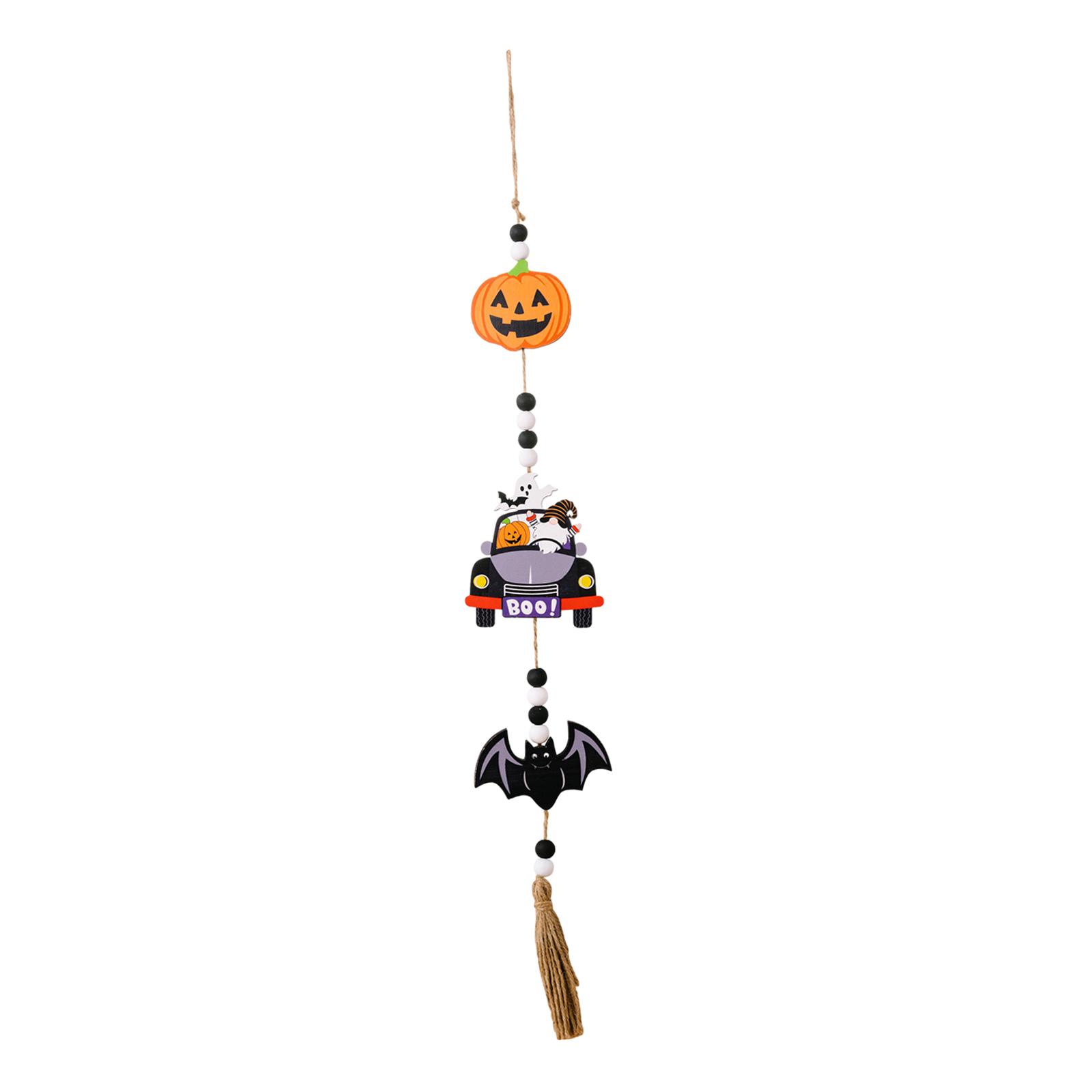 Halloween Hanging Ornament Durable Cute for Tabletop Wall Door Haunted House Style C