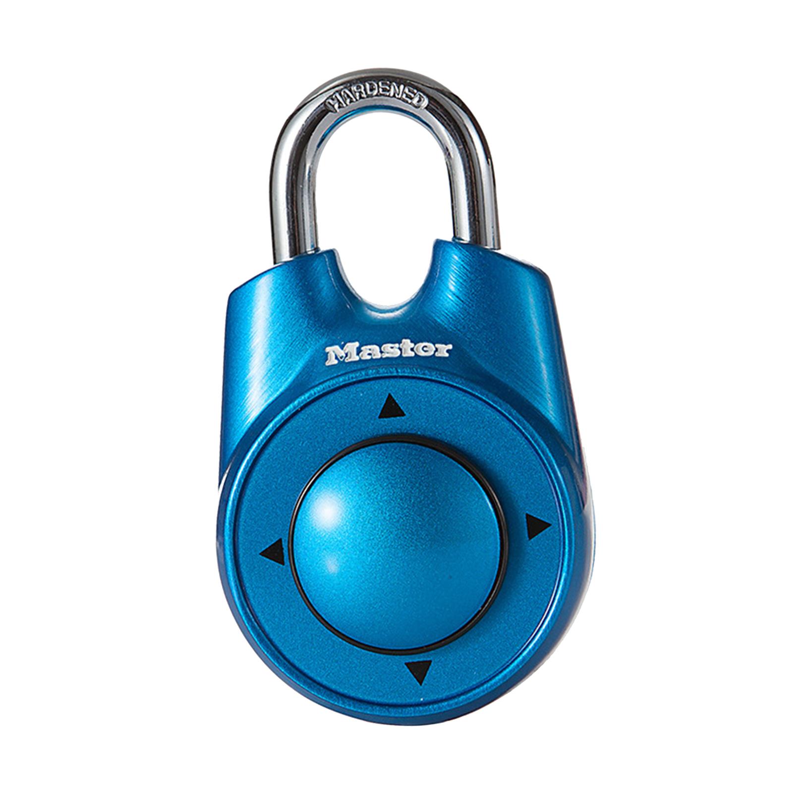 Combination Padlock Portable Travel Padlock for Luggage Fences Going Outside Blue