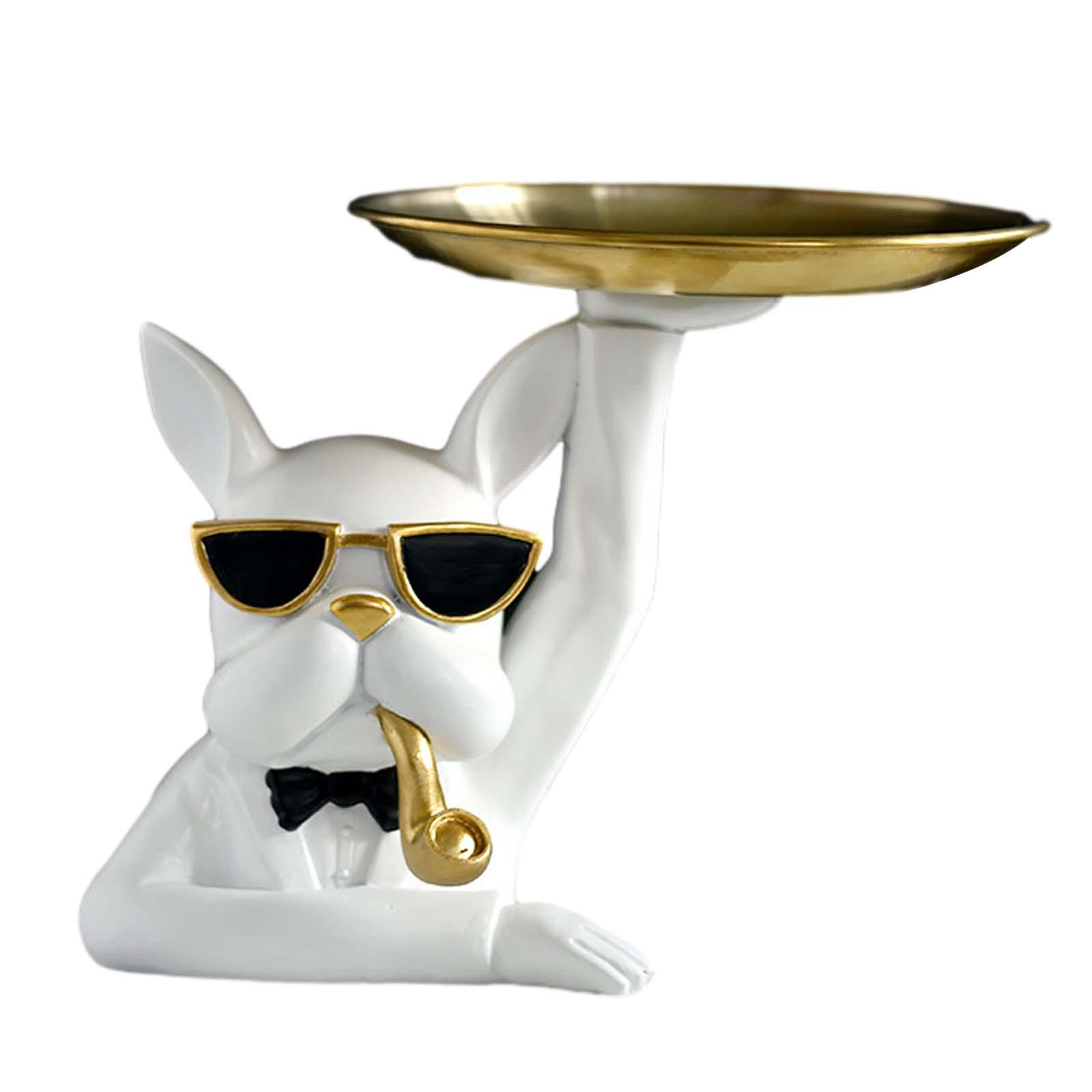 Bulldog Figurine Storage Tray