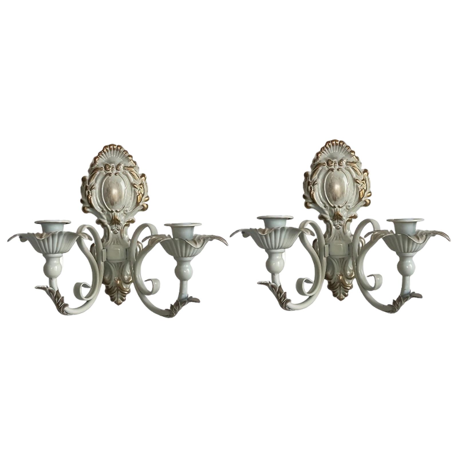Iron Wall Candle Holder