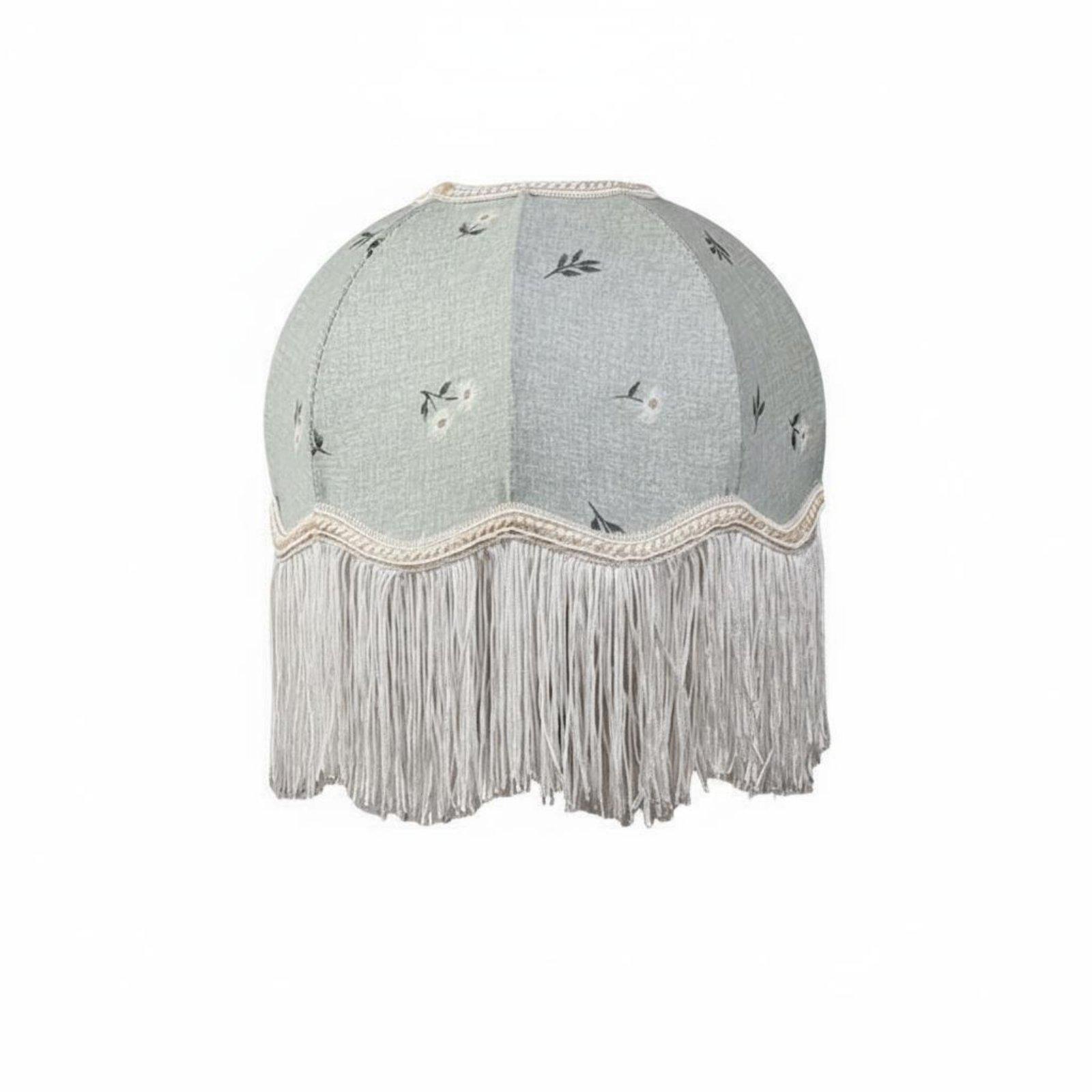 Table Lampshade with Fringe