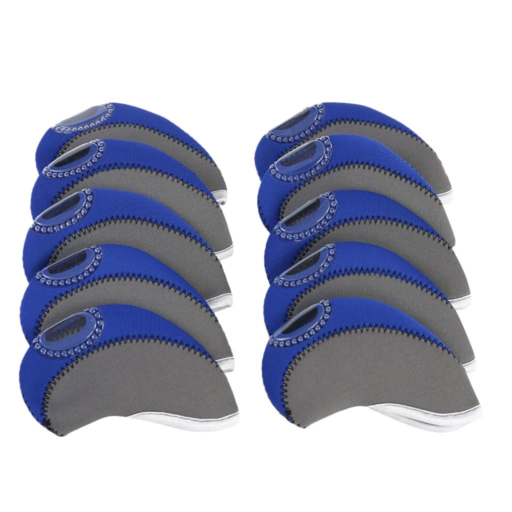 Golf Iron Head Covers Dark Blue
