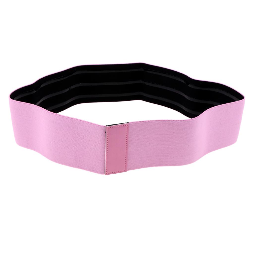 Yoga Bands Fitness Elastic Belt Resistance Bands Strength Training Pink-M