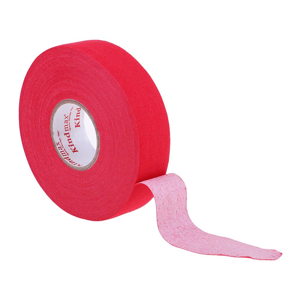 Cloth Hockey Stick Handle Sticky Grip Tape Ice Hockey Wrap Red