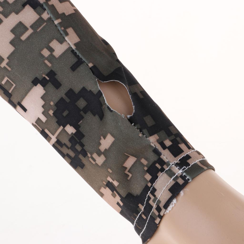 Outdoor Bicycle Ice Sleeve Sun Protection Arm Cuff Cover Warmers Brown