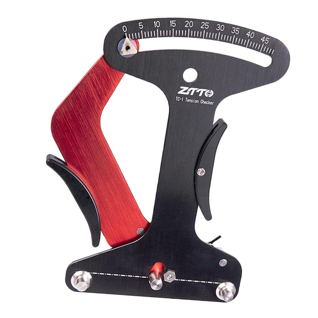 Bike Bicycle Spoke Tension Meter Gauge Measurement Adjustment Adjuster Test