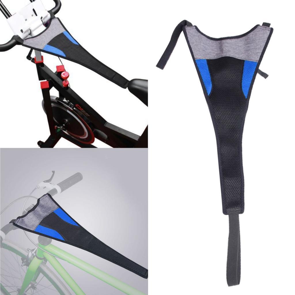 Bicycle Sweat Cover Frame Guard Bike Trainer Roller Belt Home Riding Blue