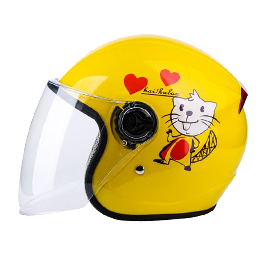 Kids Childrens Safety Helmet Bike Bicycle Skating Headgear 50-55cm Yellow