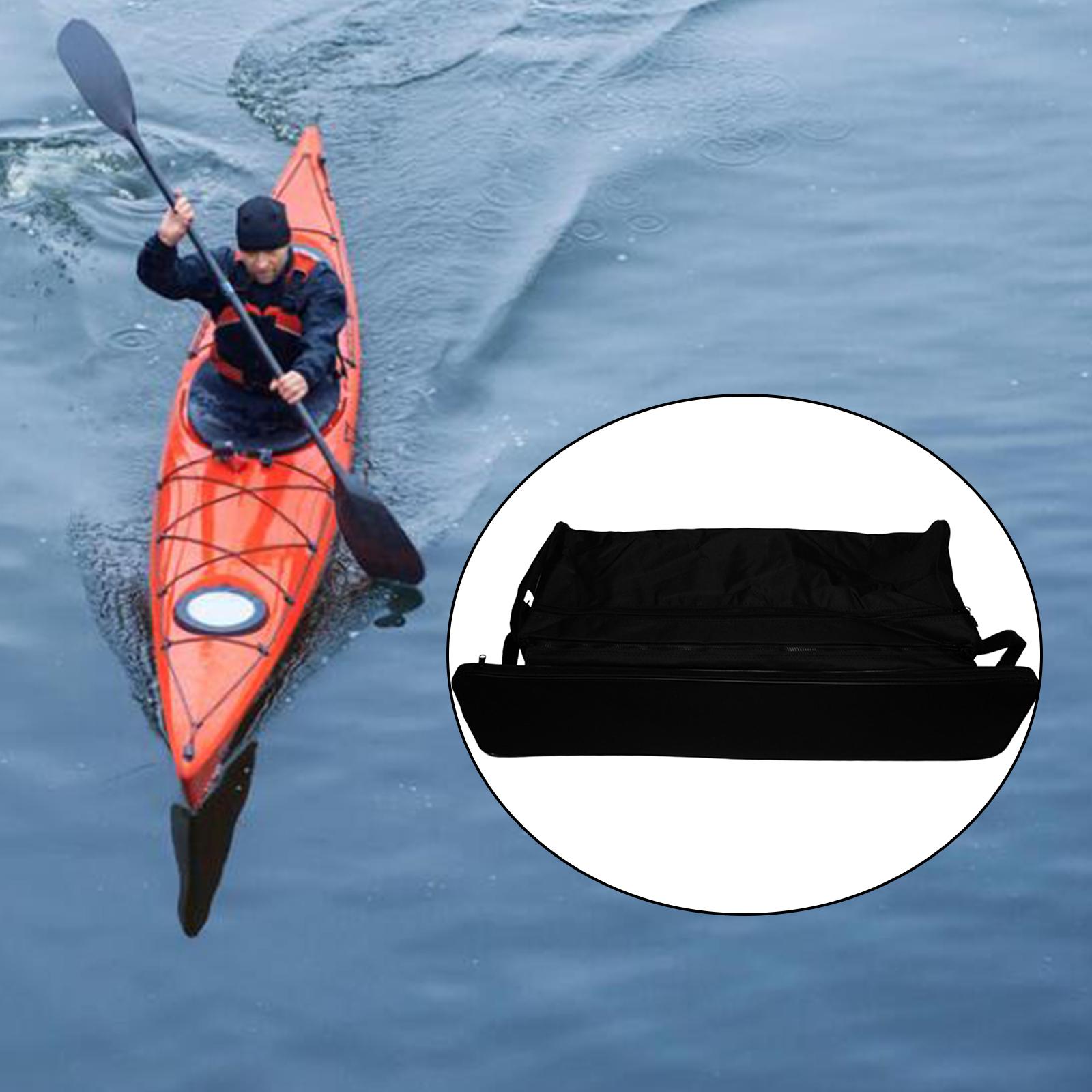 Kayak Storage Bag Waterproof Travel Package Seat Bag Accessories Black