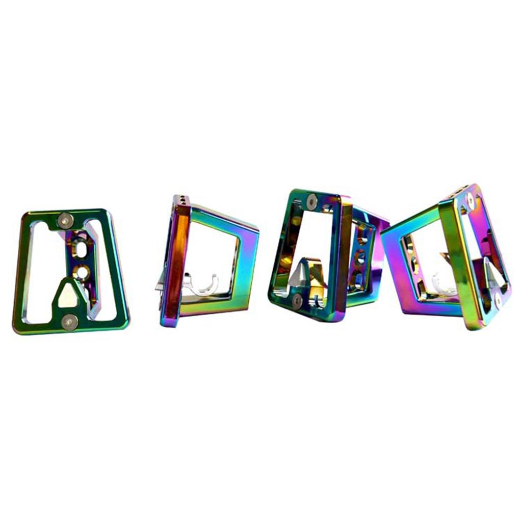 Bicycle Front Carrier Block Bracket Holder Rack Mount for Cycling Rainbow