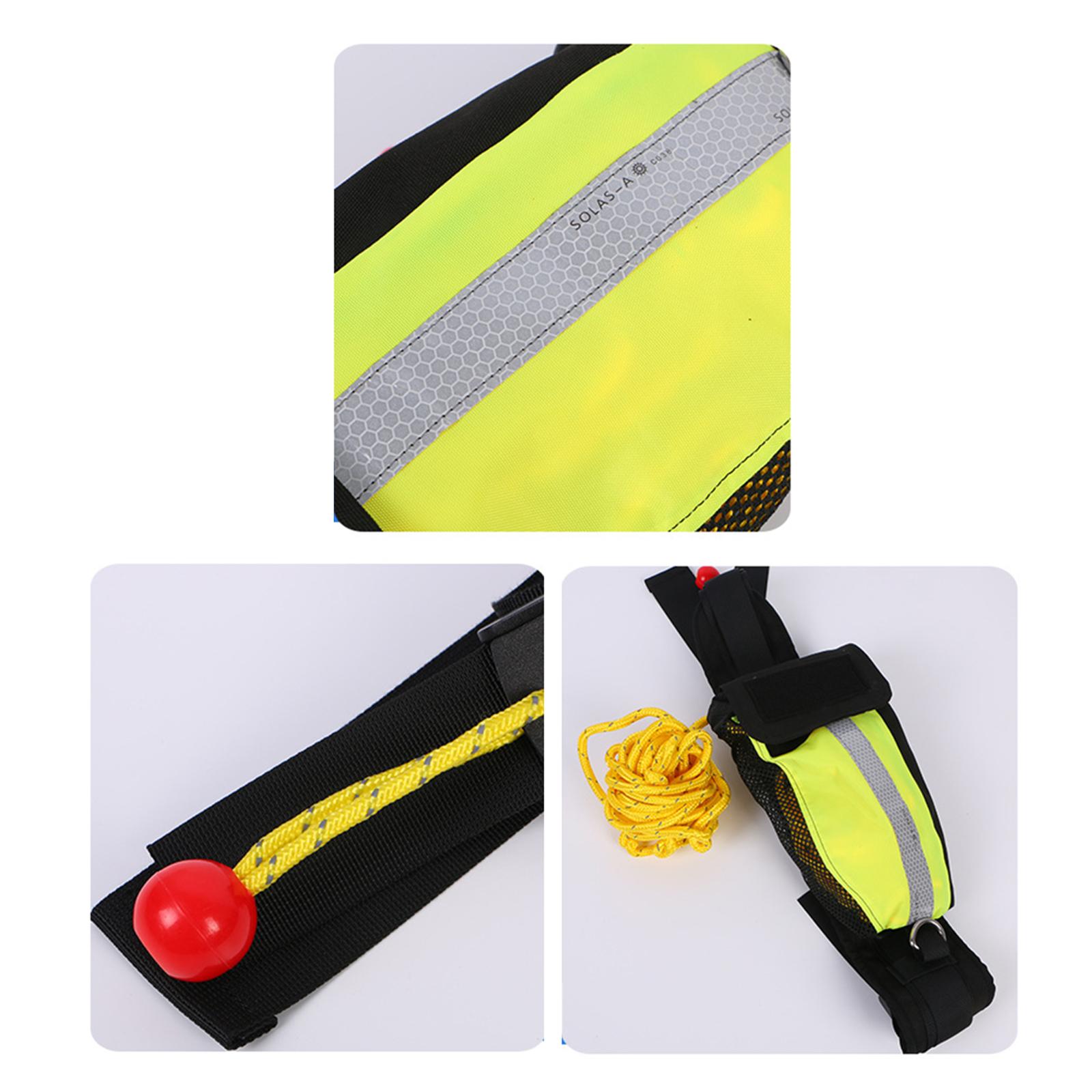 Rescue Throw Bag Ice Fishing Water Sports Emergency Reflective Line 8mm 16m