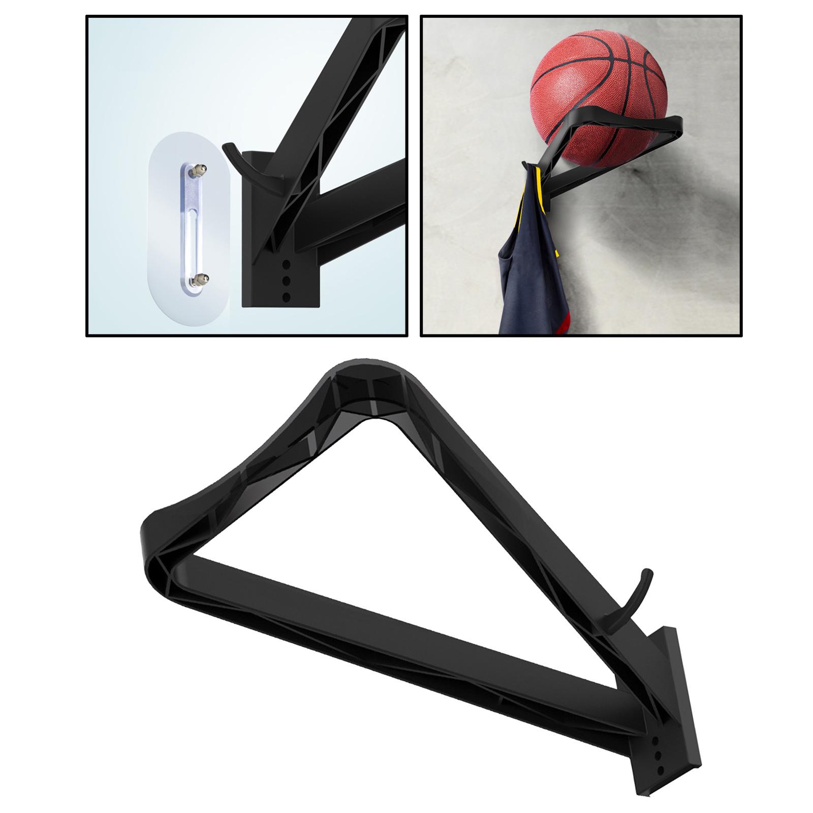 Ball Storage Holder Universal Fits Organizer with Hooks for Basketball