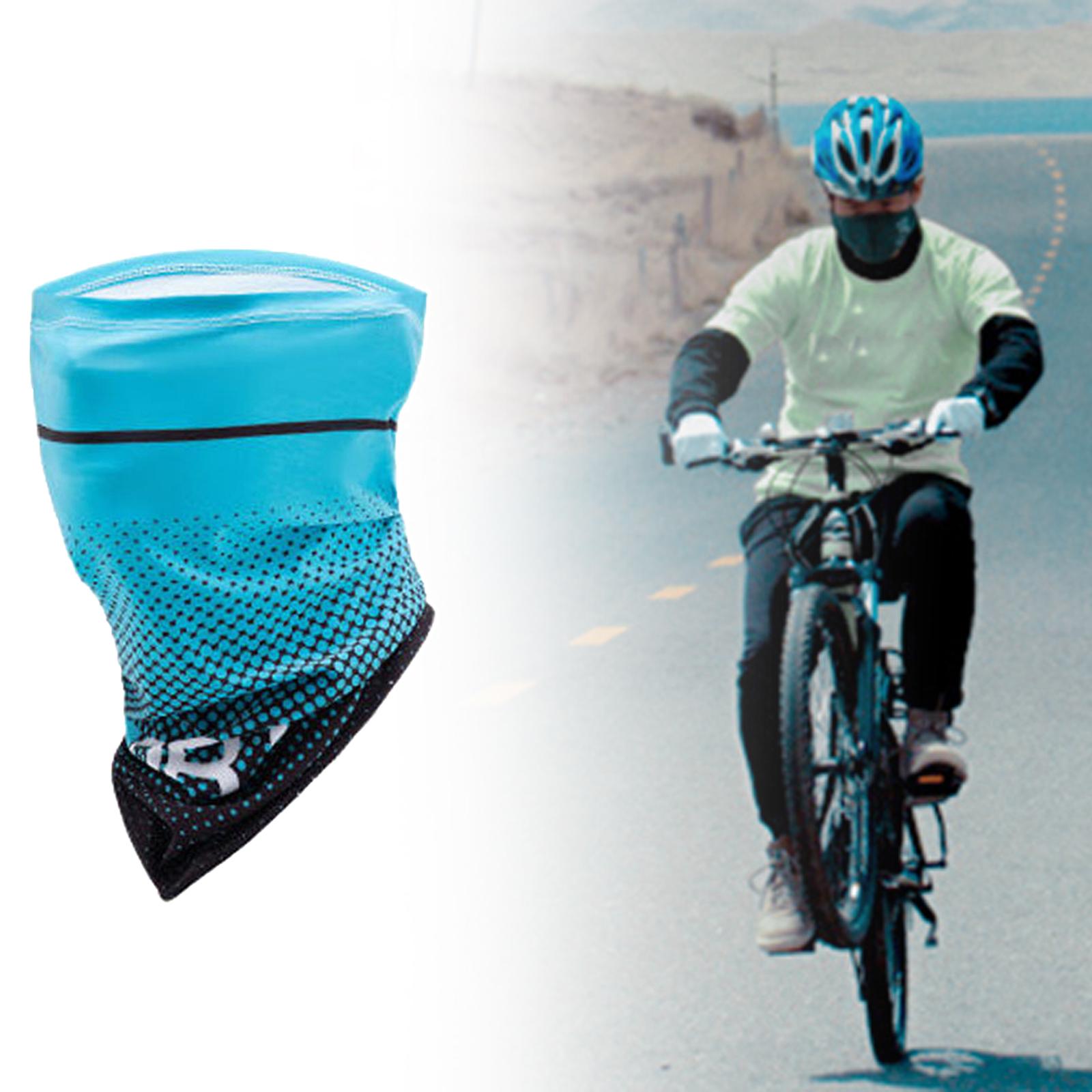 Cycling Bandana Scarf Balaclava Neck Gaiter Face Mask Headwear Light Blue