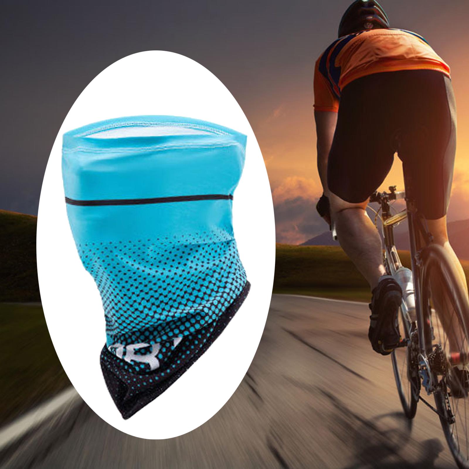 3xCycling Bandana Scarf Balaclava Neck Gaiter Face Mask Headwear Light Blue