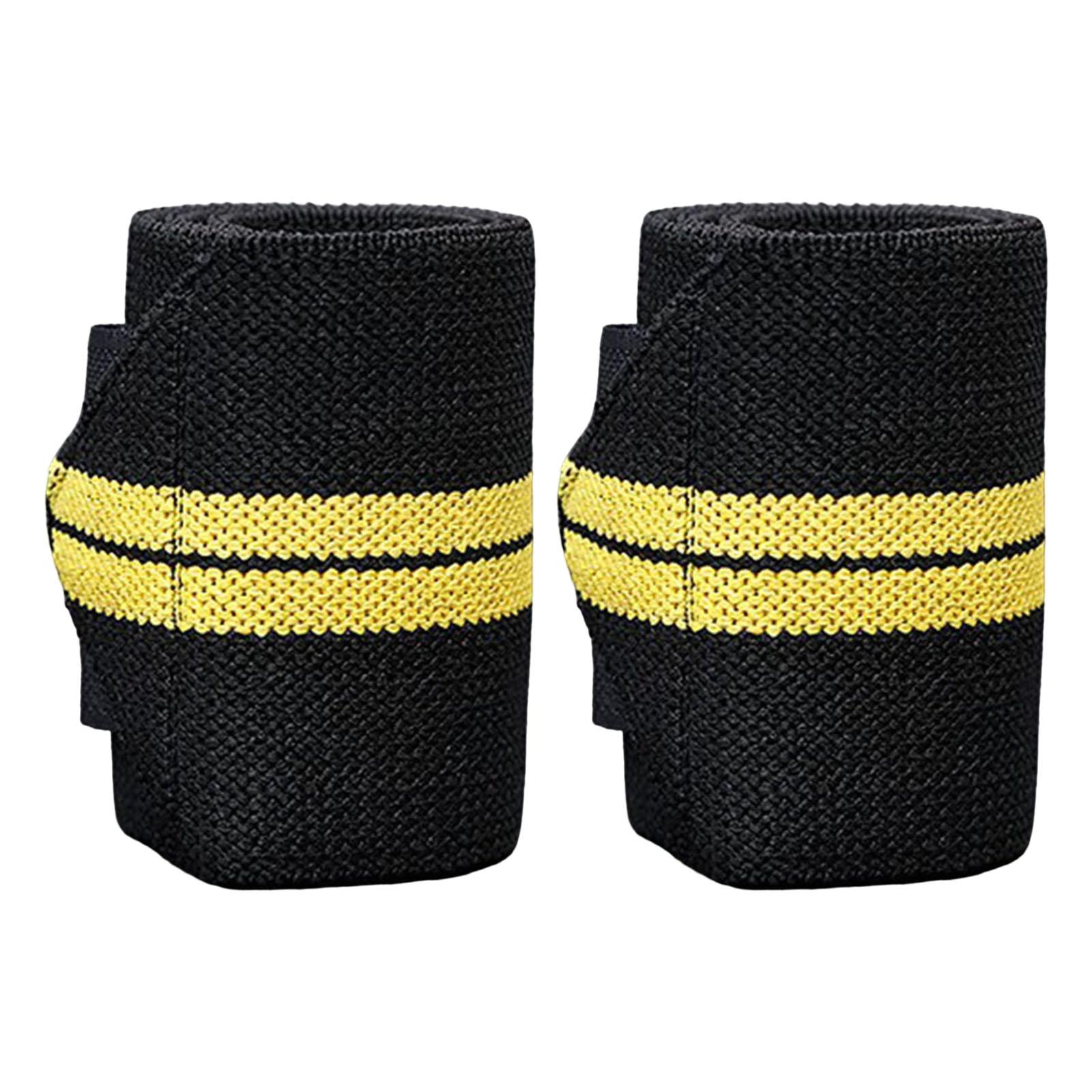 Breathable Wrist Brace Wrist Compression Strap Support for Working Out Yellow