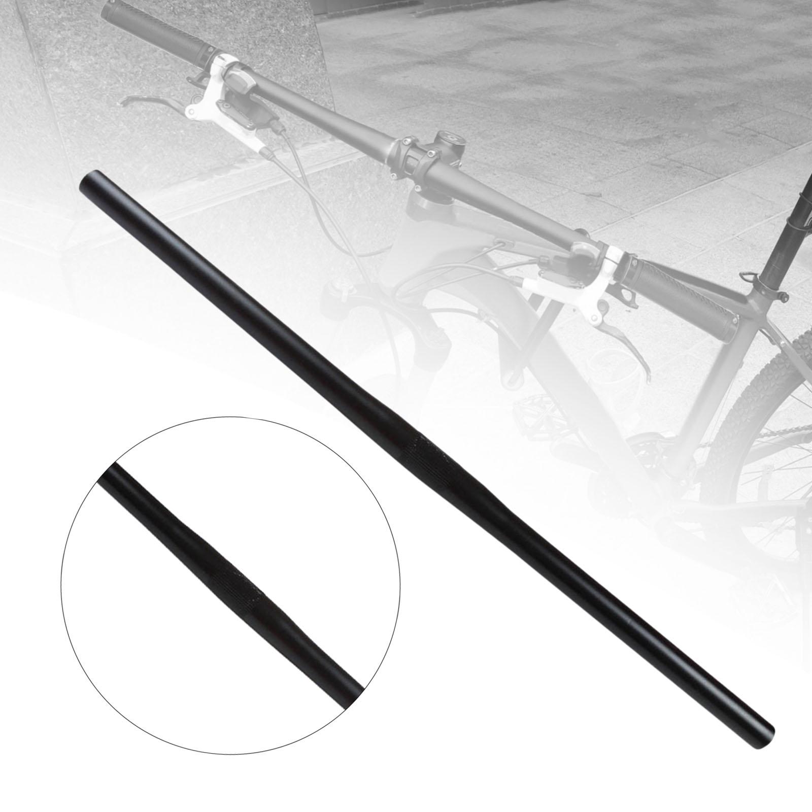 Road Bike Handlebar Strong Metal for Bicycles Biking Replacement Parts Black