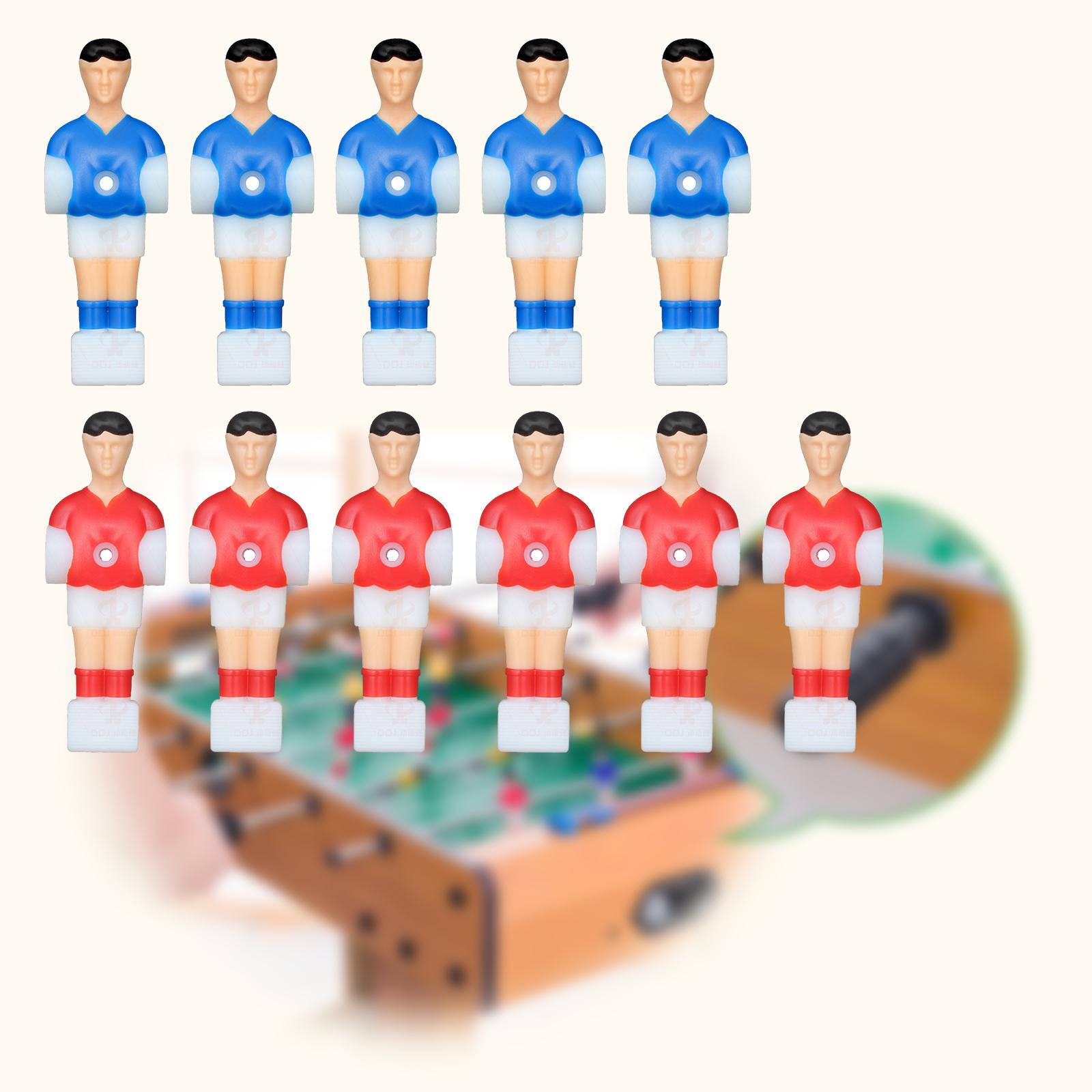 11x Foosball Men Football Players Figures Table Foosball Player Replacement