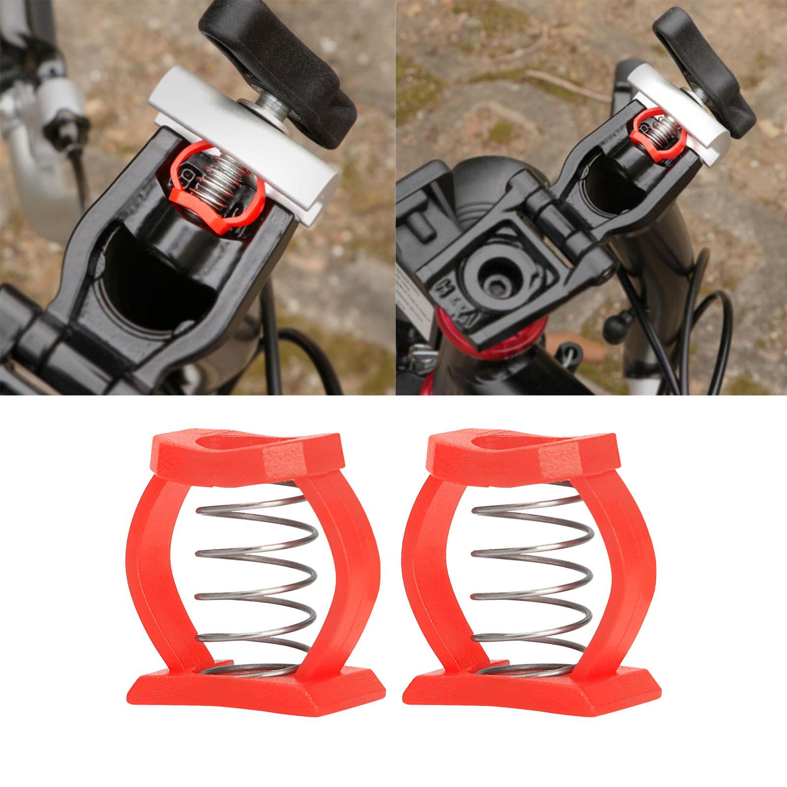 2Pcs Folding Bike Hinge Clamp Spring Bicycle Hinge Clip Spring Equipment