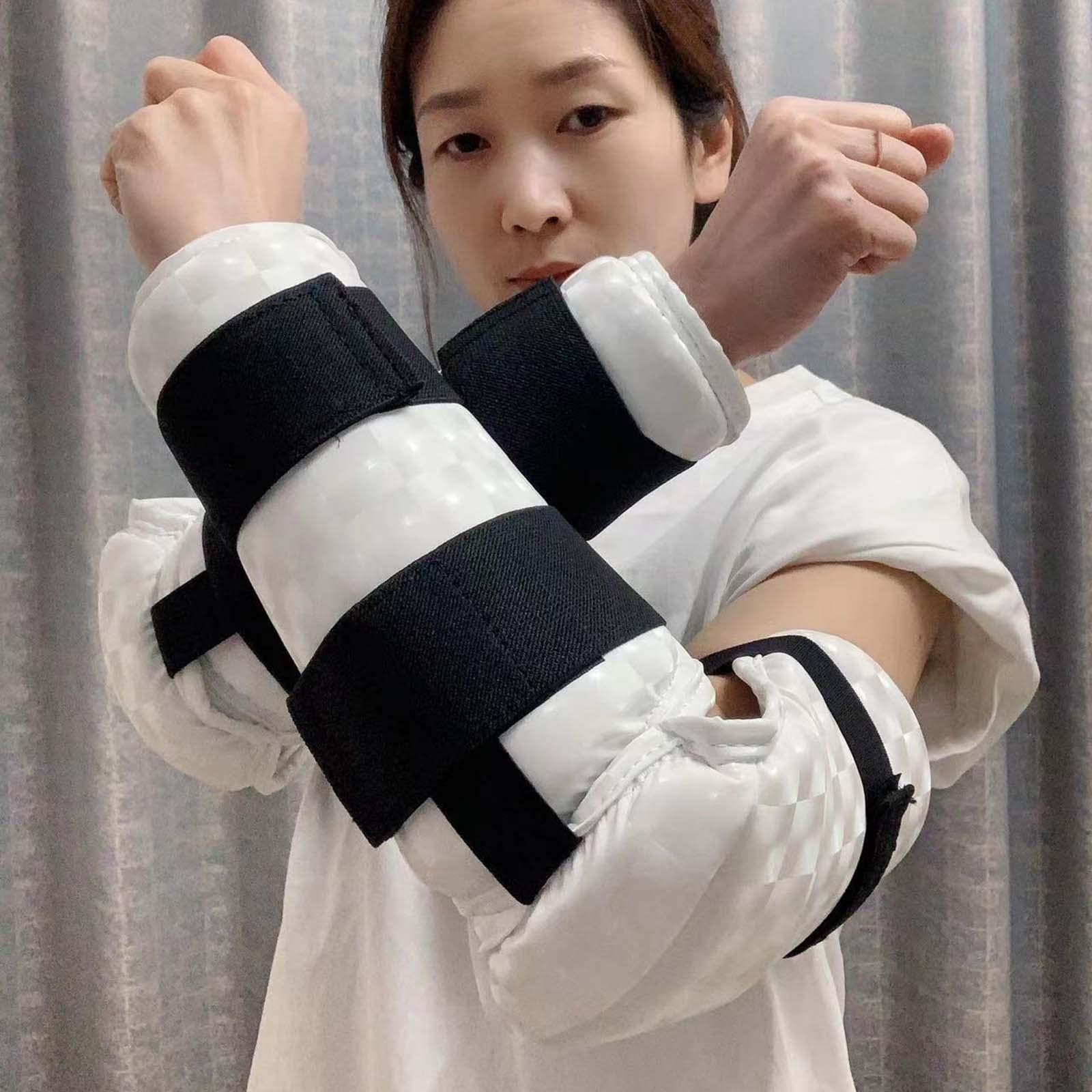 Taekwondo Arm Guards Adult Protective Gear Elbow Guards MMA Martial Arts XS