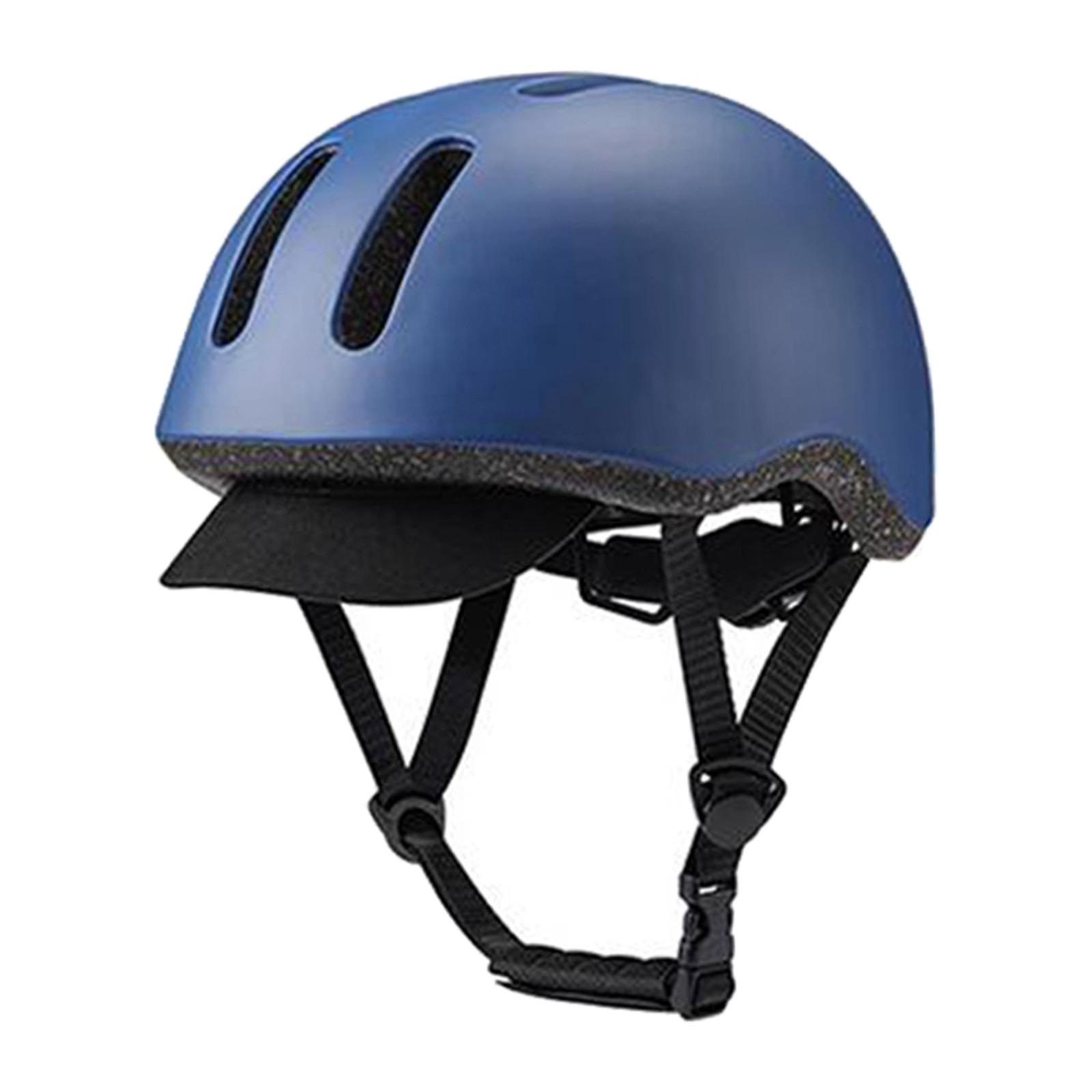 Urban Bicycle Helmet Youth Mountain Bike Helmets Headgear Adult Bike Helmets Blue