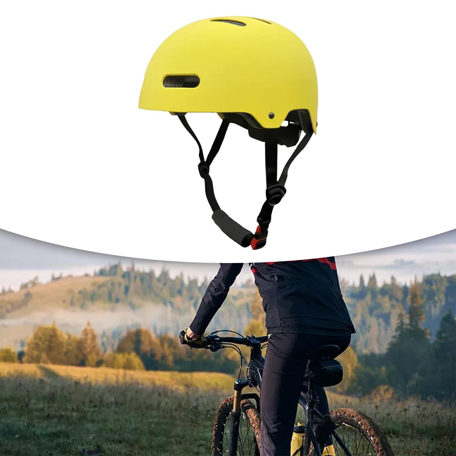Bike Helmet Comfortable Adjustable Unisex Cycling Accessories Cyclist Helmet Yellow