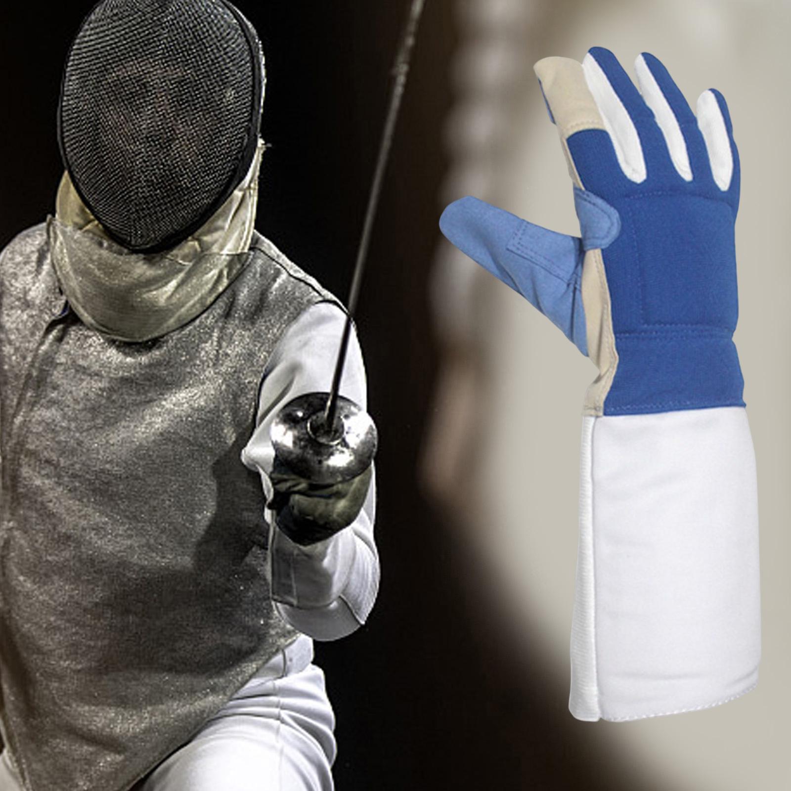 Fencing Gloves Professional Non Slip Gloves for Fencing Match XS Right