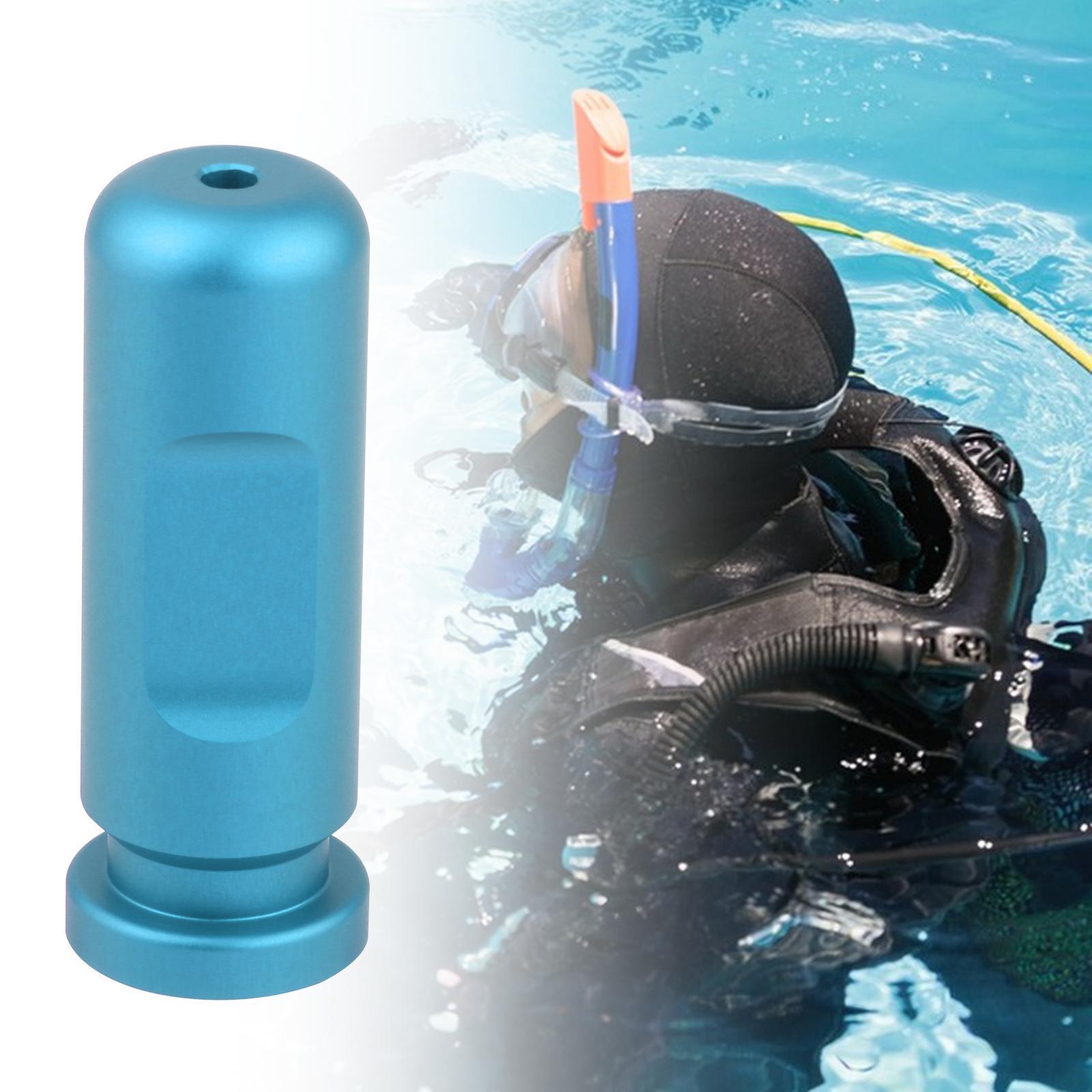 Freediving Ear Equalization Exerciser Aluminum Practing Ear Pressure Balance Blue