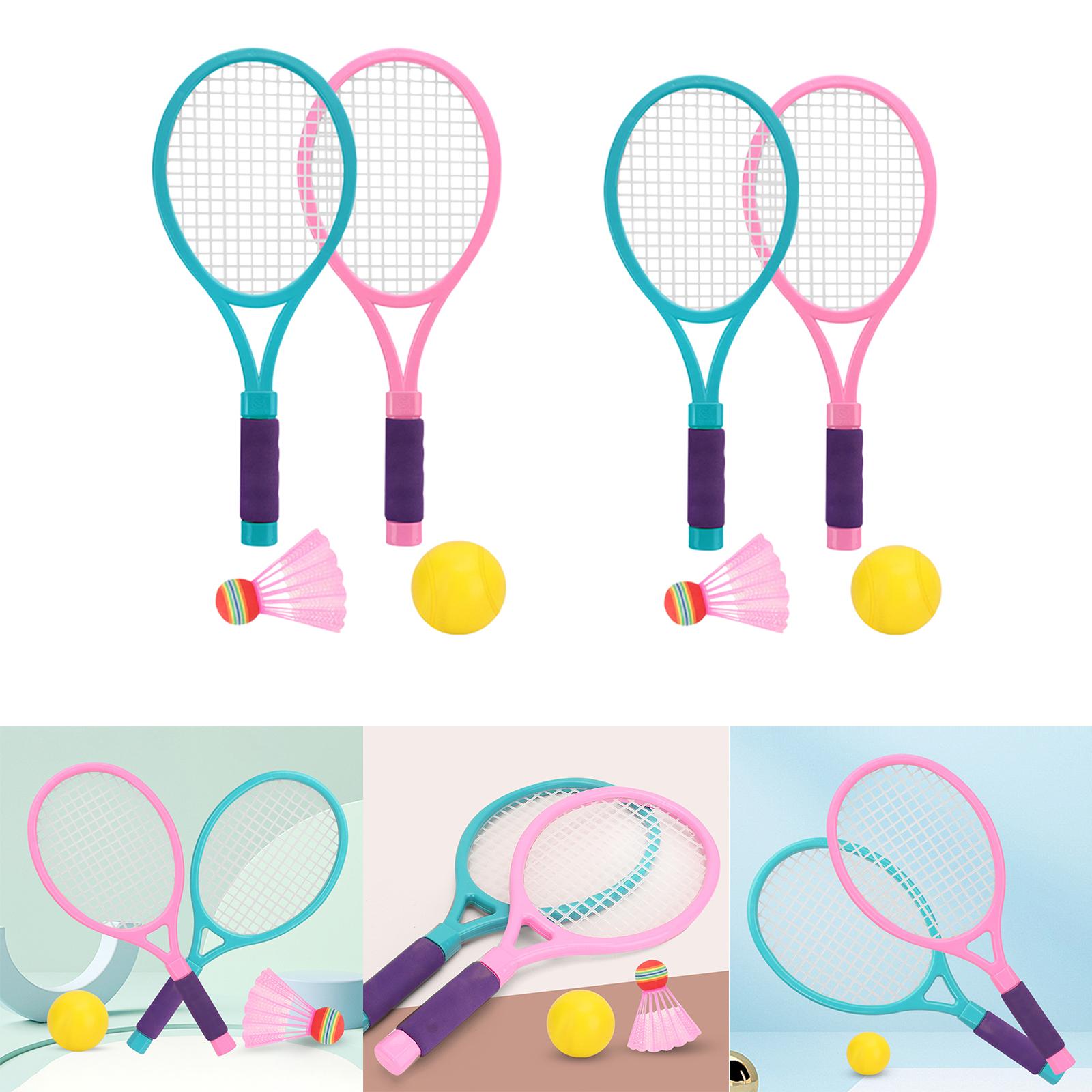 Badminton Sets Portable Badminton Birdies Tennis Racquet Kids Tennis Rackets L