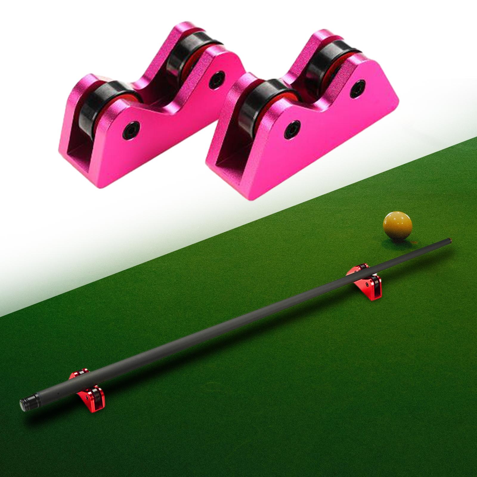 1 Pair Club Checking Billiard Accessories Pool Billiard Straightness Checker Pink