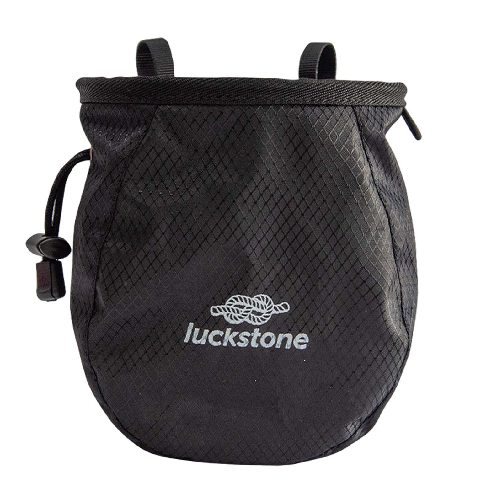 Chalk Bag With Waist Strap Black