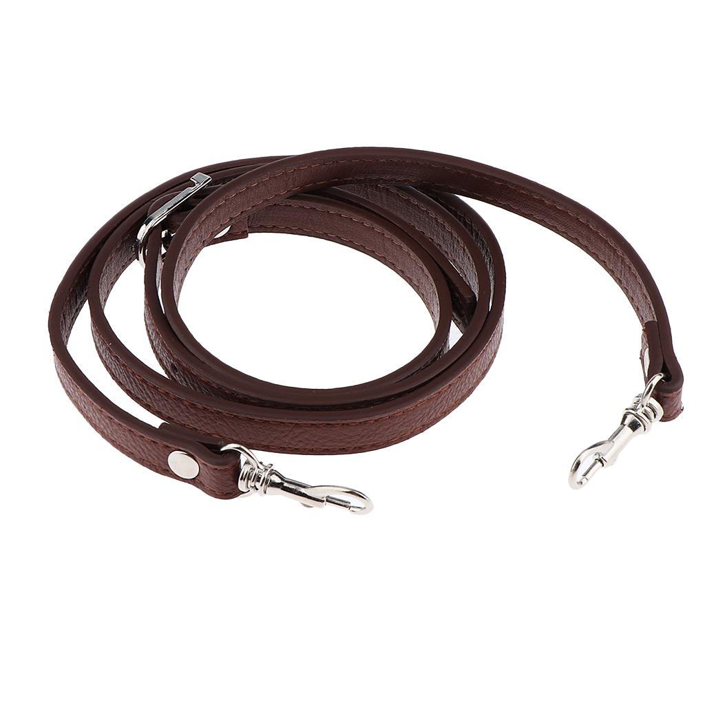 2pcs Adjustable Leather Shoulder Bag Strap Belt Replacements Lobster Clasp