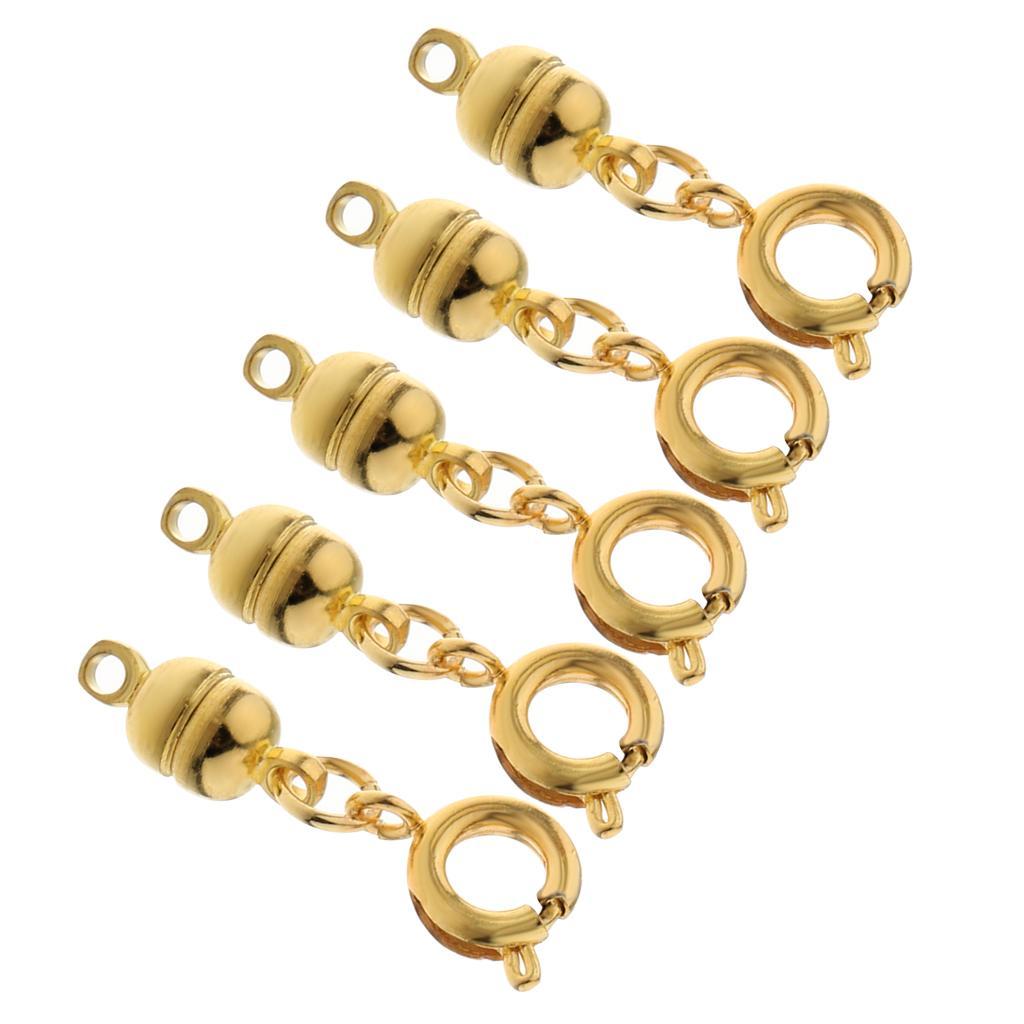 5Pcs Fashion Jewelry Easy Magnetic Clasp Converter Necklace Bracelet ...
