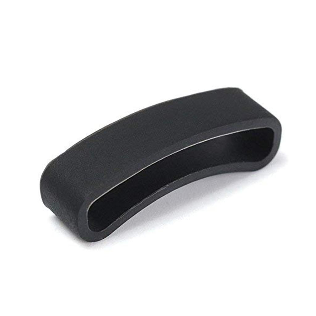 2x10Pack Watch Silicone Fastener Rings  Black 3