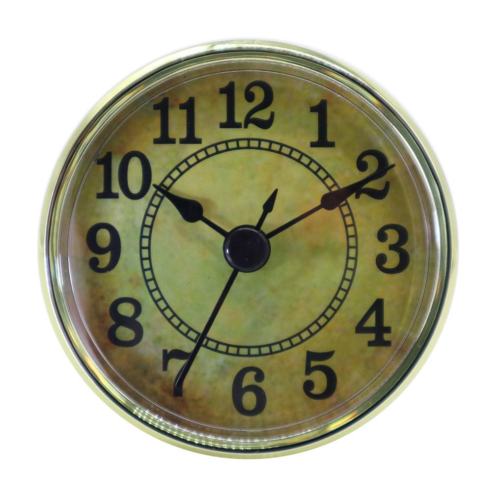 Black Arabic Numeral Clock Insert