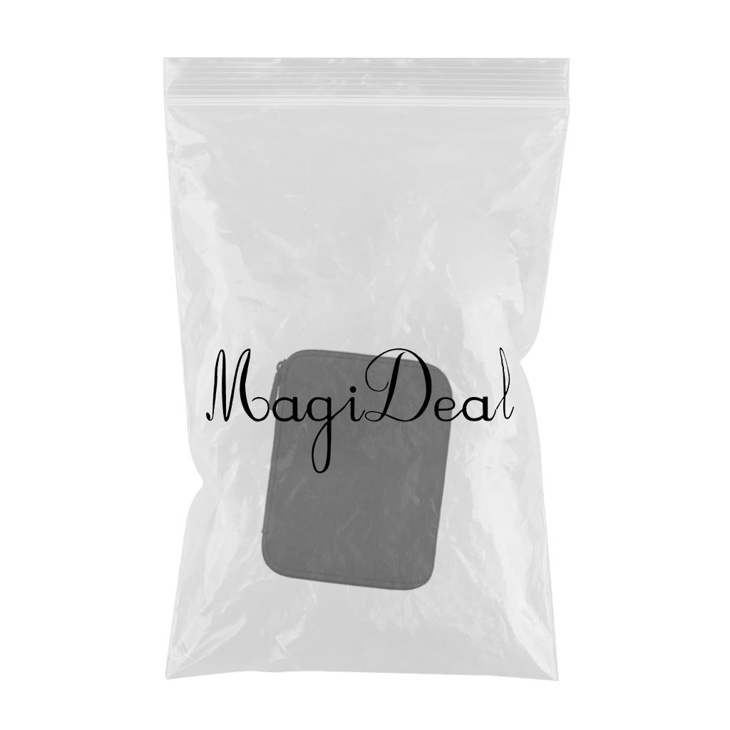 Watch Strap Storage Bag Solid Protective Watchband Carrying Box Case  Black