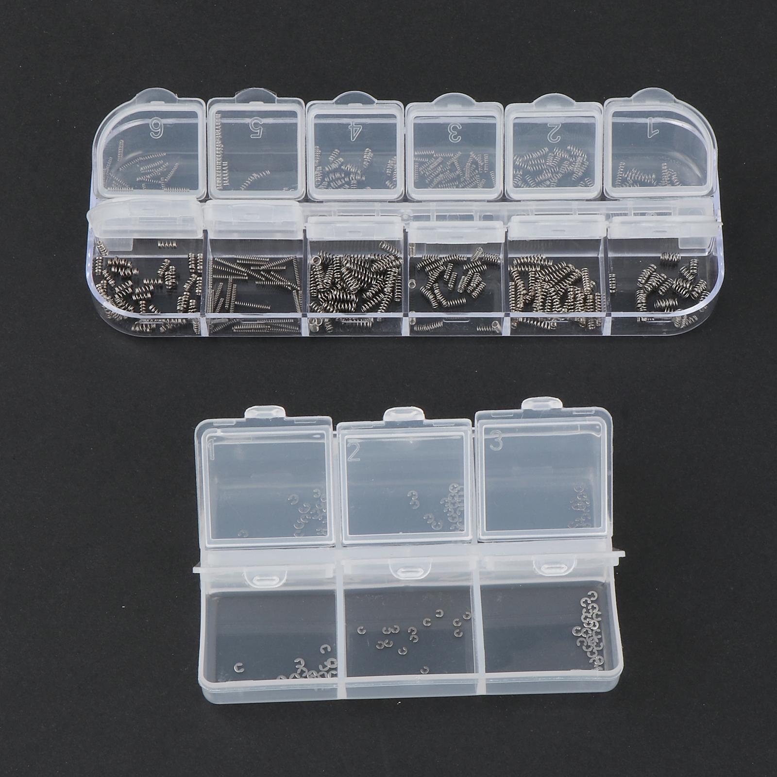 Watch Bezel Inner Case Button Spring with Box Lightweight Watch Button Spring