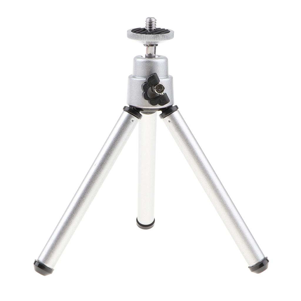 Universal Extensible Rotatable Tripod Stand for Phone Camera Silver