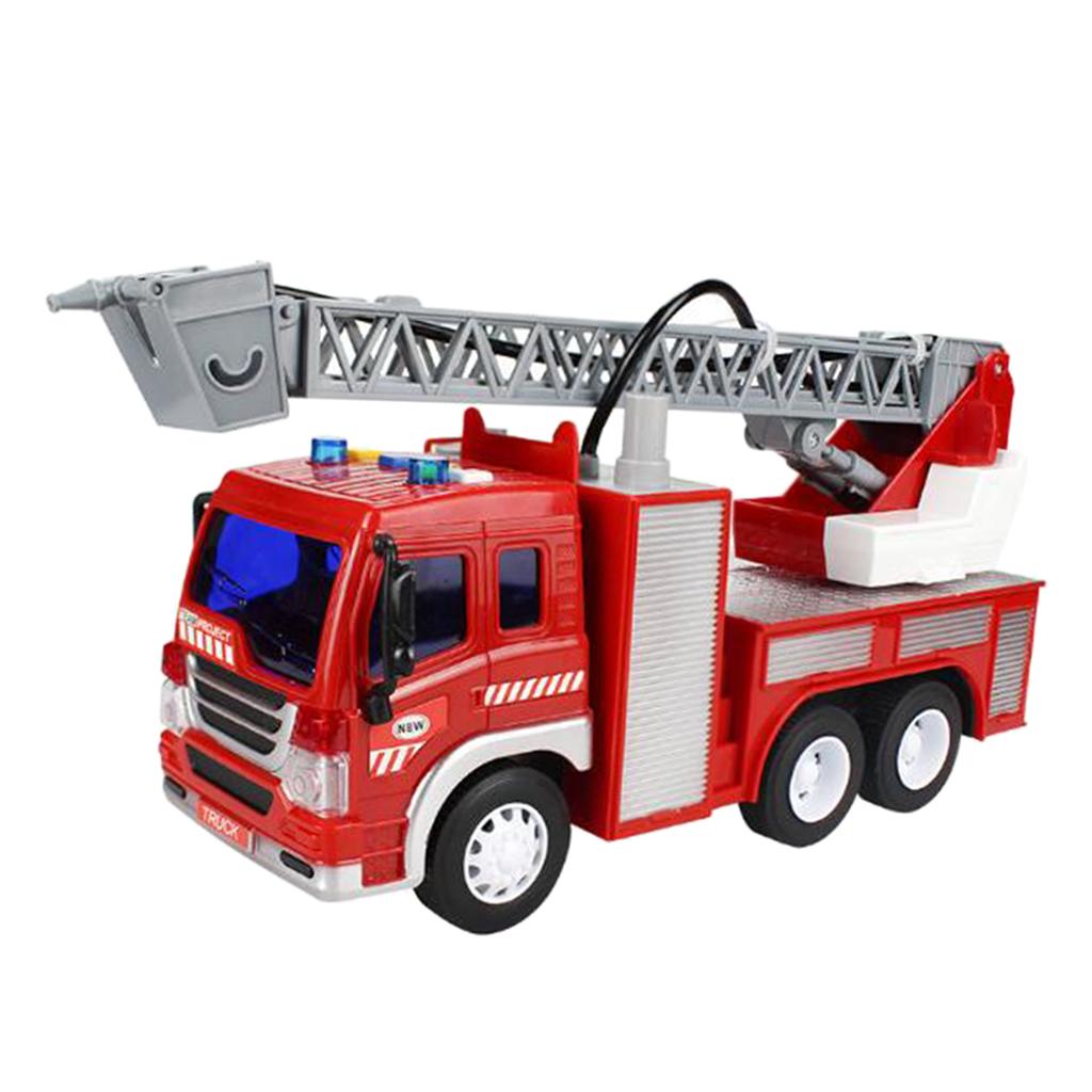 1/16 Fire Ladder/Water Supply Truck Model Preschool Learning Toy for ...