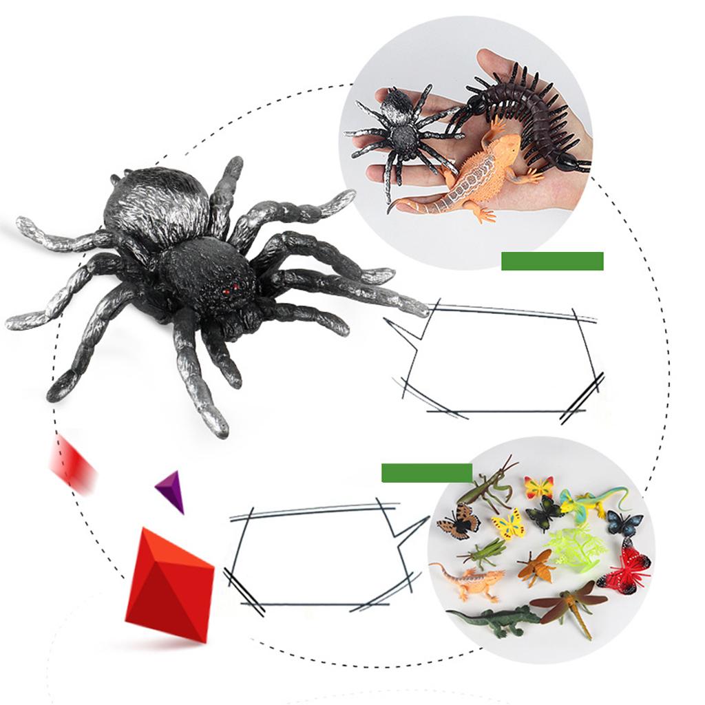 2xPlastic Insect Model Figures Toys Toddler Play Bugs Bag Filler 10pcs