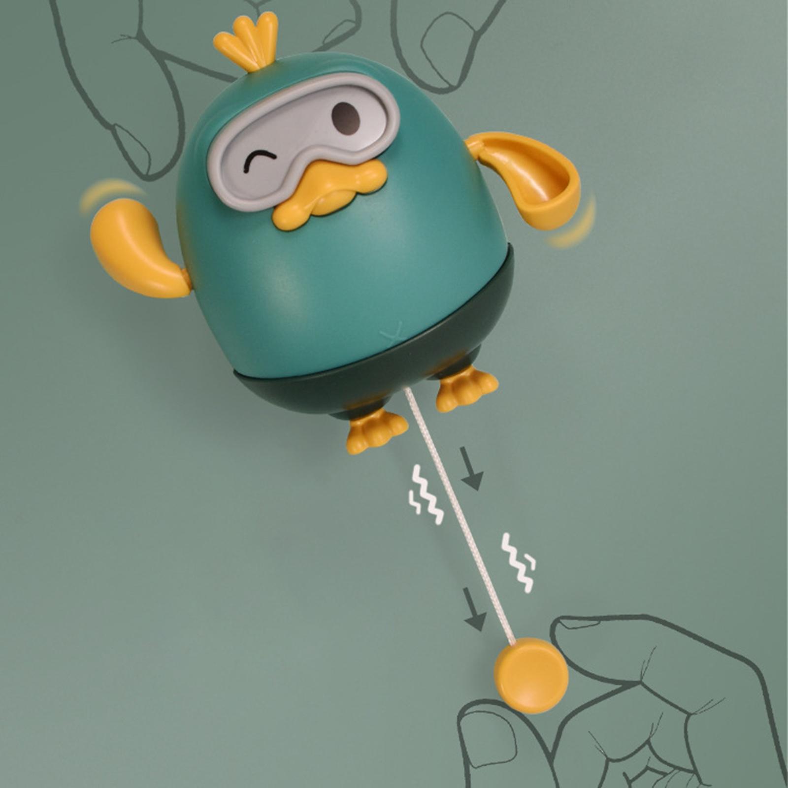 2xCartoon Wind up Swimming Duck Bath for Bathtub Kids Shower Black