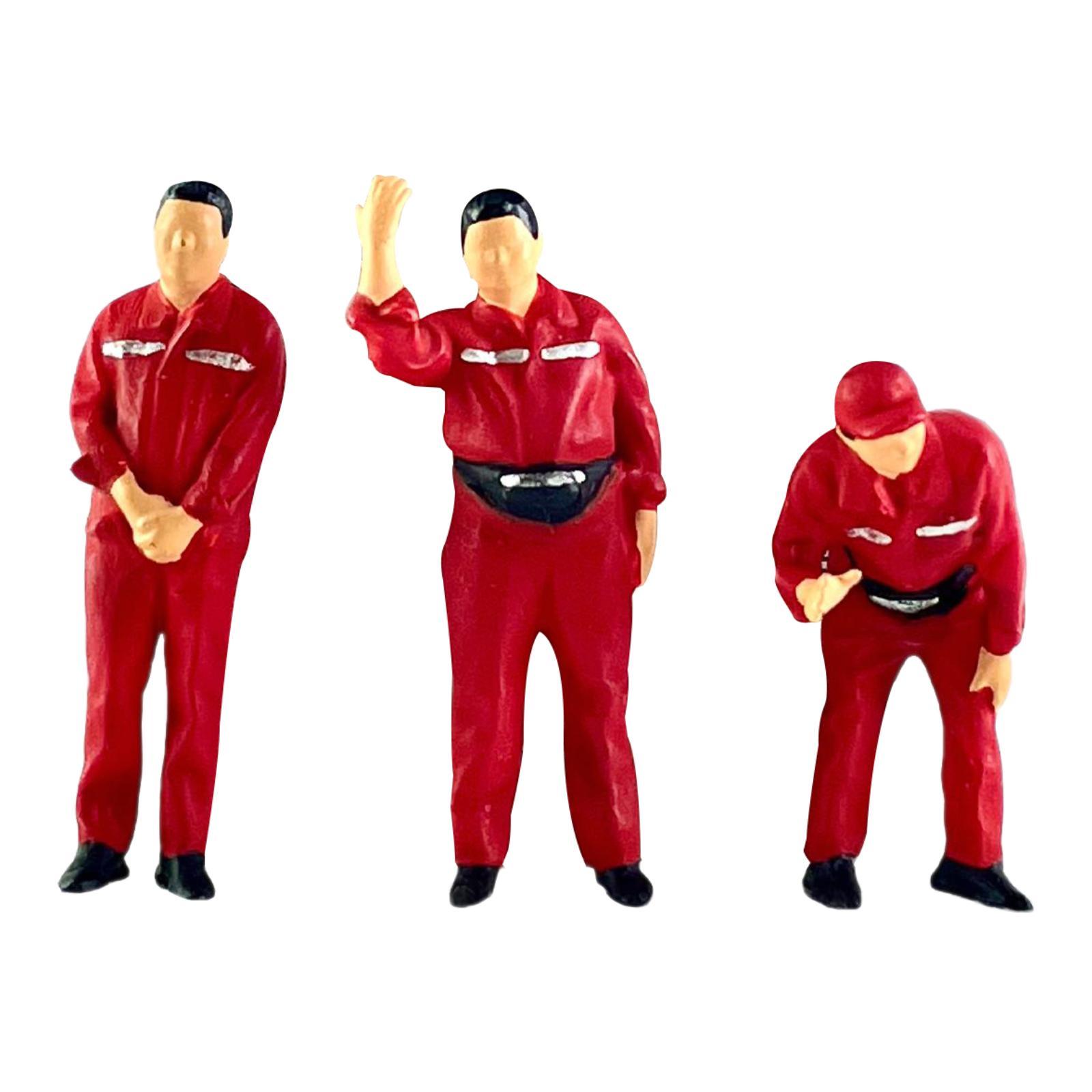 Miniature Gas Station Figures 1:64 Scale