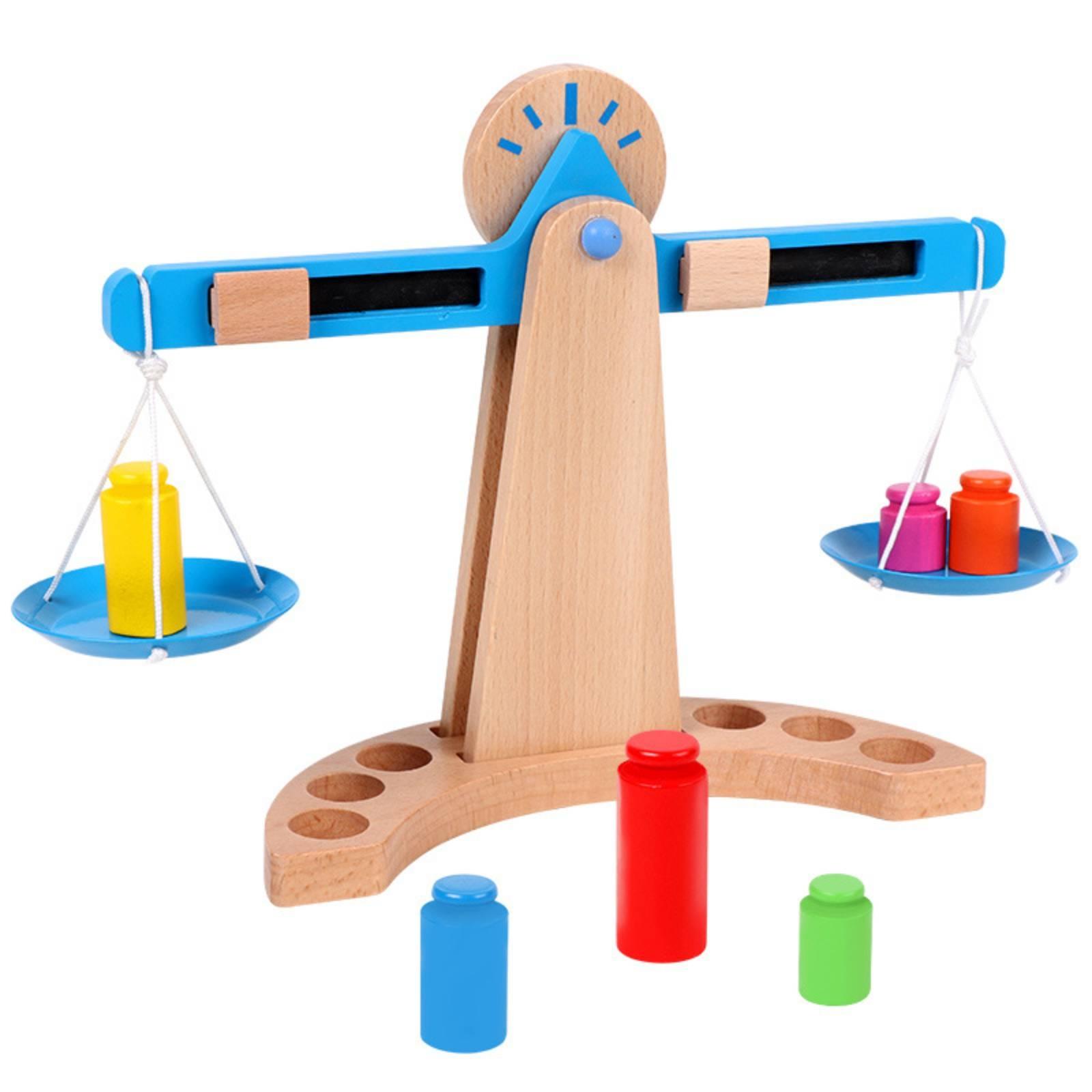 Wooden Balance Scale Toy