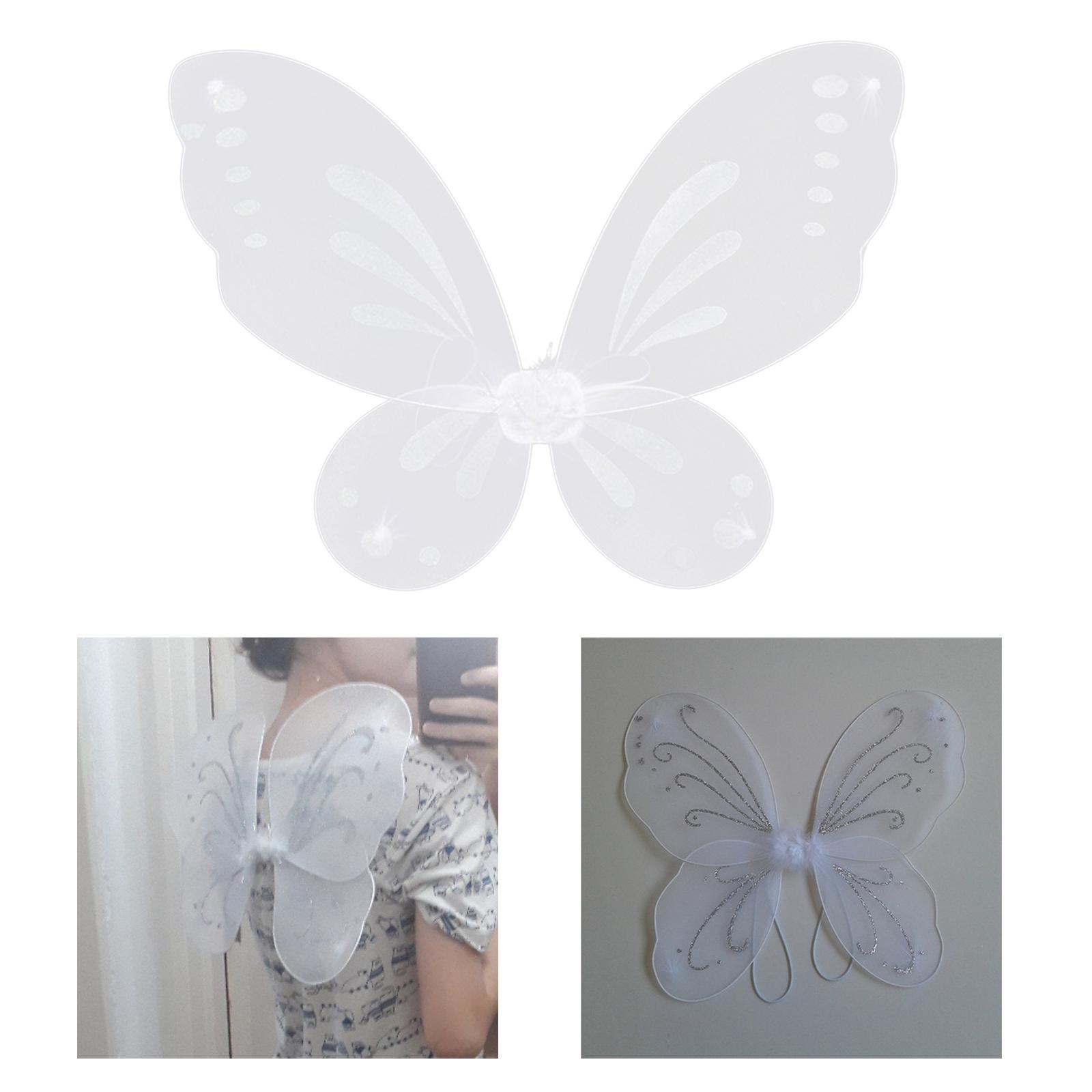 2xFairy Wing Dress up Butterfly Wing Costume for Cosplay Festival Girls